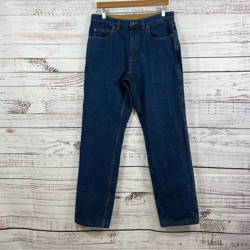 Duluth Relaxed Fit Medium Wash Straight Leg Jeans